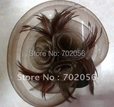 

Veil Feather Pin-up Fur Fascinator Hair Clip Top Hat Wedding Fascinator 20pcs/lot#1951