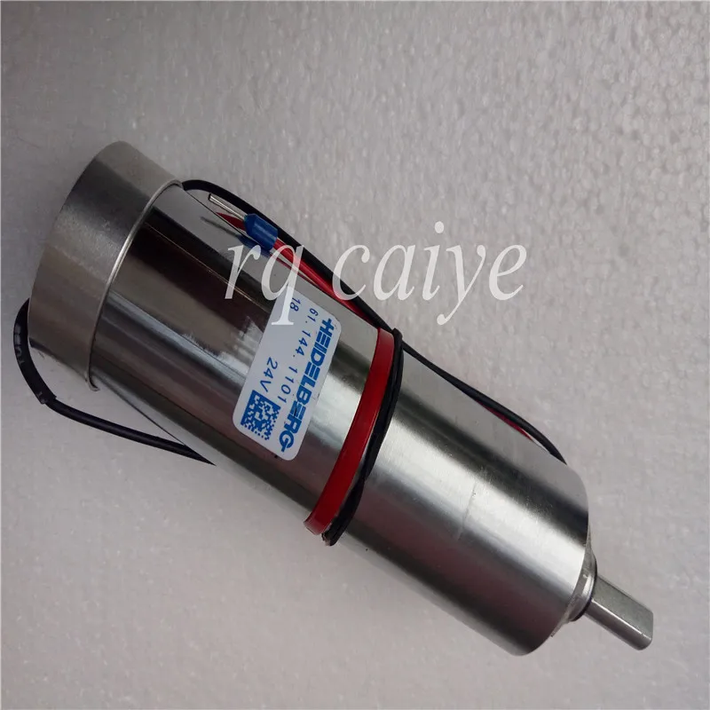 2 pieces High quality 24V  printing machinery parts gear motor 61.144.1101