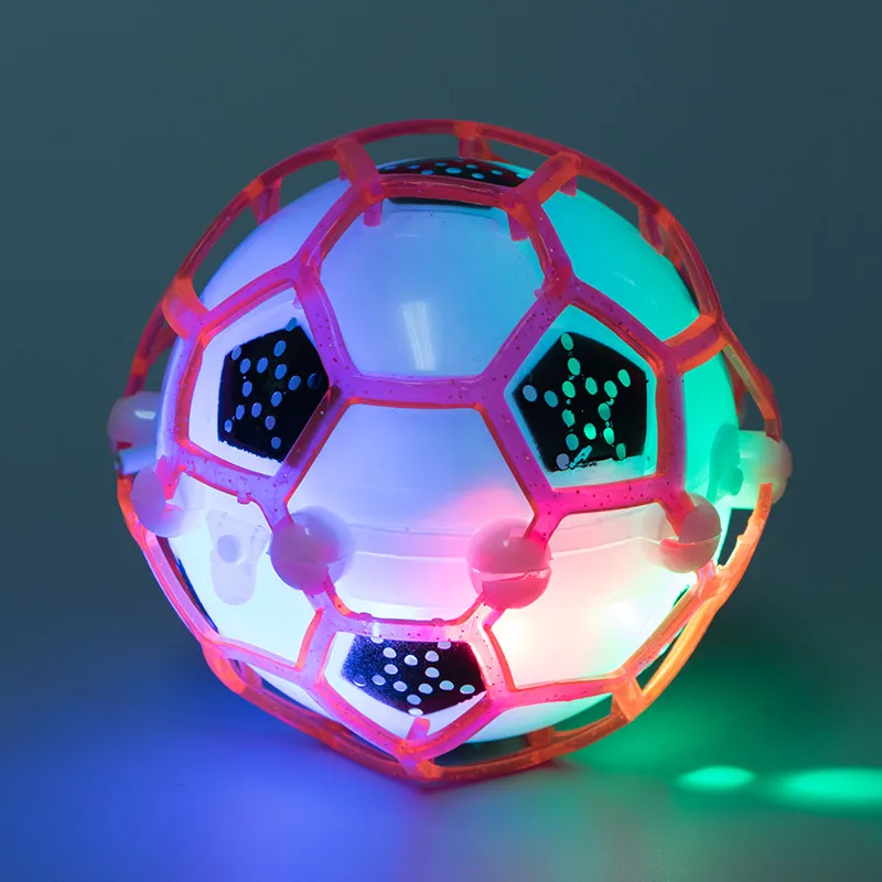 

Bounce Children crazy electric luminous football toy dance music football bouncy ball toys Beat