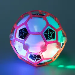 Bounce Children crazy electric luminous football toy dance music football bouncy ball toys Beat