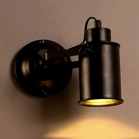 Industrial Wall Lamp Retro Wrought Iron Wall Sconces Adjustable Spot Light Vintage Wall Light For Bedroom Living Room Loft Bar