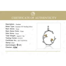 Silver Bird Pendant #6