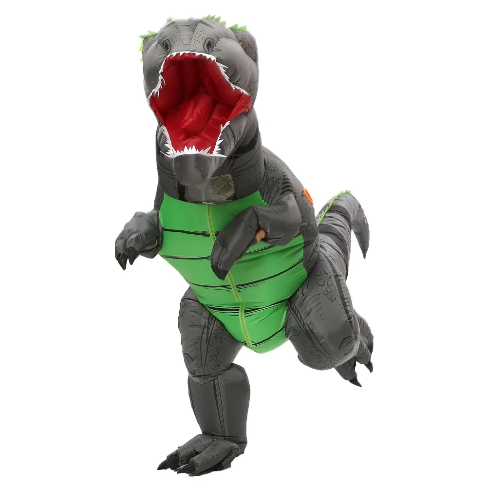 Halloween Adult T-rex Trex inflatable Dinosaur Costume for Women Men Animal Cosplay Party Fantasia clothing