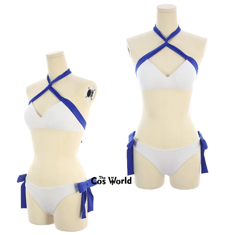 FGO Số Phận Đại Tự Saber Arturia Pendragon Bikini Đồ Bơi Áo Tắm Sukumizu Ống Áo Quần Lót Anime Trang Phục Hóa Trang