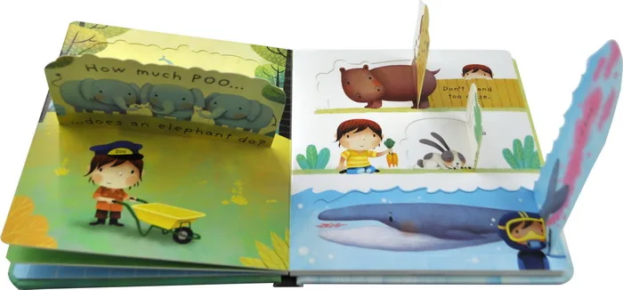 3D Lift The Flap Very First Questions And Answers What Is Poo Flip Picture Board Book Kids Children Early Education