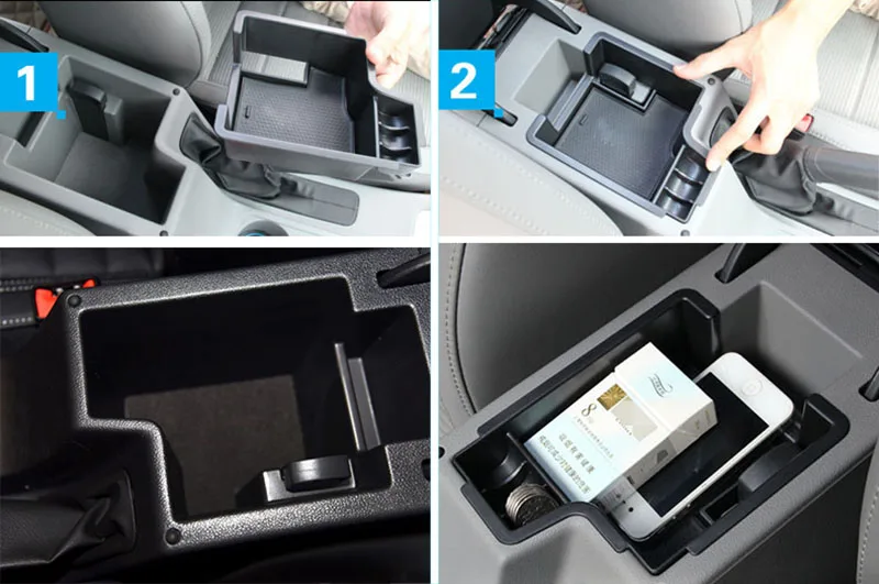 For Skoda Octavia MK3 5E A7 Armrest Storage Box Holder Center Console Container Organizer Bin 2013 2014 2015 2016 2017 2018 2019