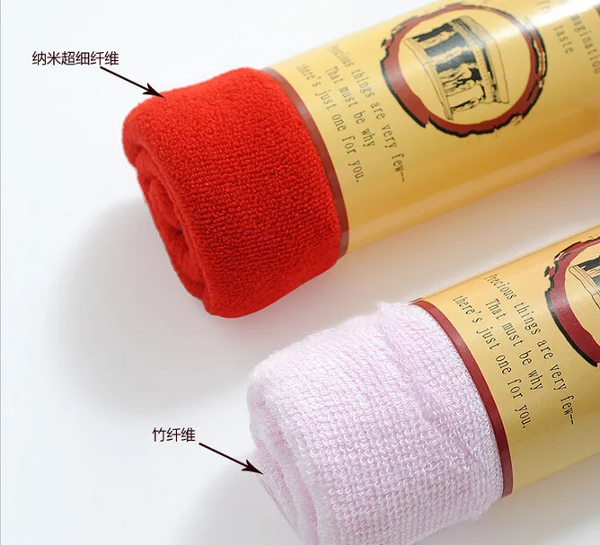 Hot sales New Bath Shower Soft Wine Bottle Shape Washcloth Towel Valentine's Gift cotton material