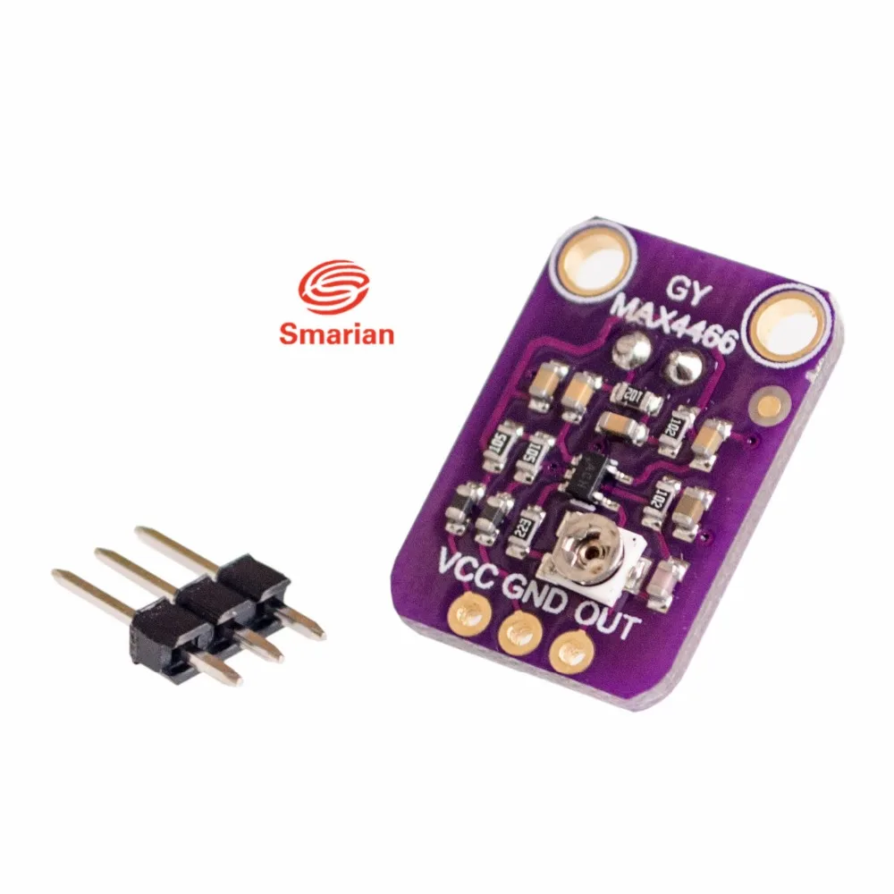 GY-MAX4466 Electret Microphone Amplifier Module MAX4466 Adjustable Gain For Arduino