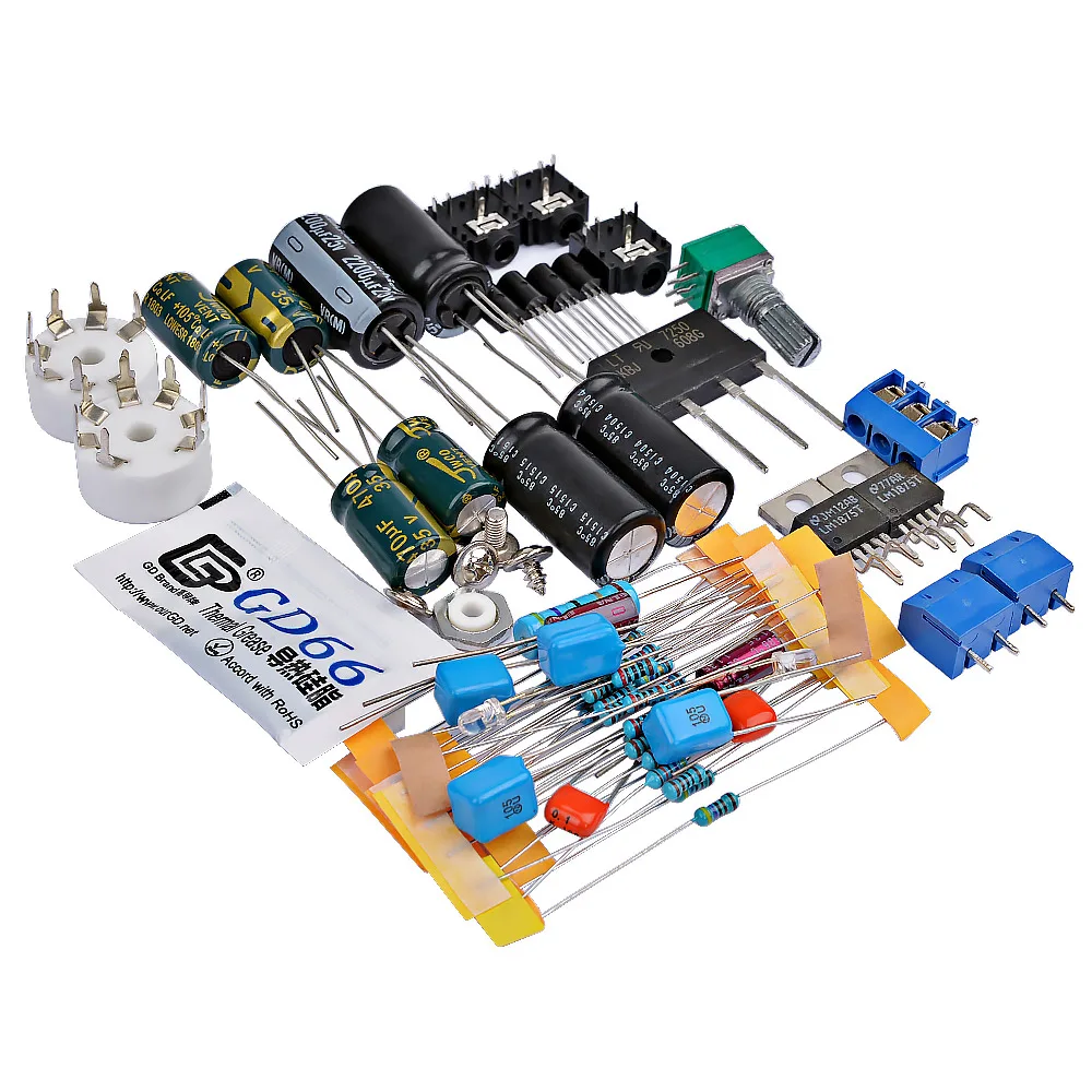 AIYIMA 6J1 Bile Buffer Tube Preamplifier Audio Board LM1875T Power Amplifier Board 30W Preamp Headphones Amplifier AMP DIY Kits