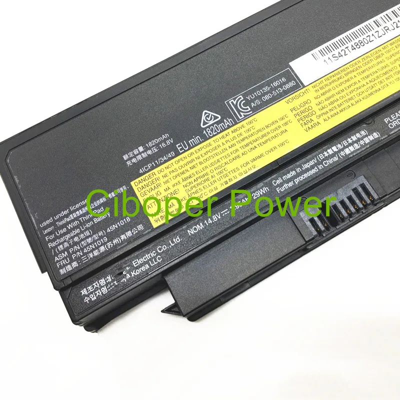 CiboperPower original 45N1018 45N1019 14.8V 29WH battery fit X230 X230i