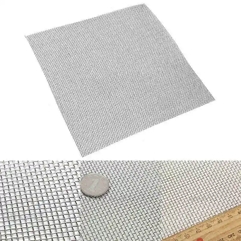 Filtro de Tela de Pano de Fio de Filtragem de Malha Aço Inoxidável Peças 30*30cm de 10