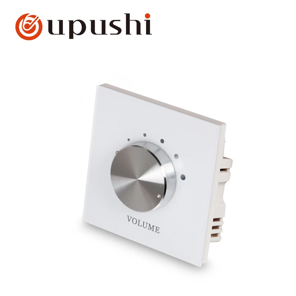 Oupushi 100W in wall speaker volume control with impedance match wall mounted speaker volume control knob on wall speaker switch