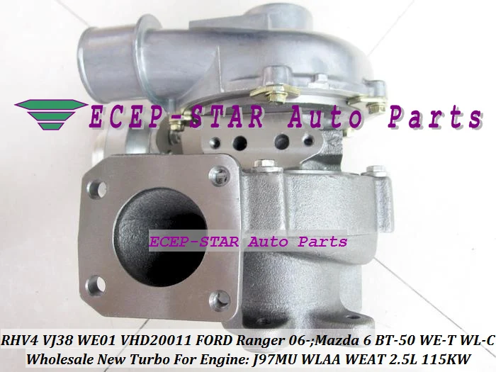 RHV4 VJ38 VFD20011 WE01 Turbocharger Turbo For FORD Ranger 2006- WLAA WEAT For MAZDA 6 2007- BT50 BT-50 WE-T WET WL-C J97MU 2.5L