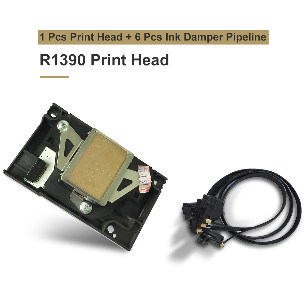 

OYfame R1390 Printhead F173050 Print Head With Damper For Epson 1390 1400 1410 R1390 R360 R260 R270 R380 R390 L1800