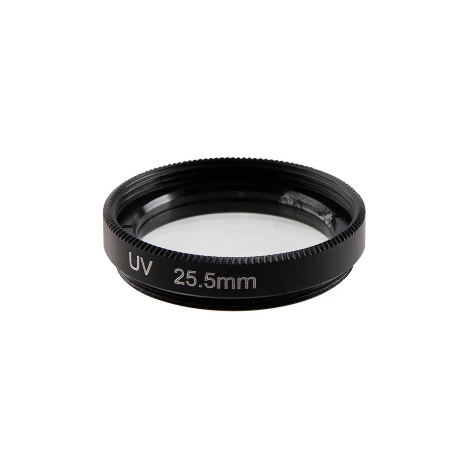 UV Protective Lens Filter 25 25.5 27 28 30 30.5 34 35.5 39 mm Small Lens Filters For Industry Video Inspection Microscope Camera