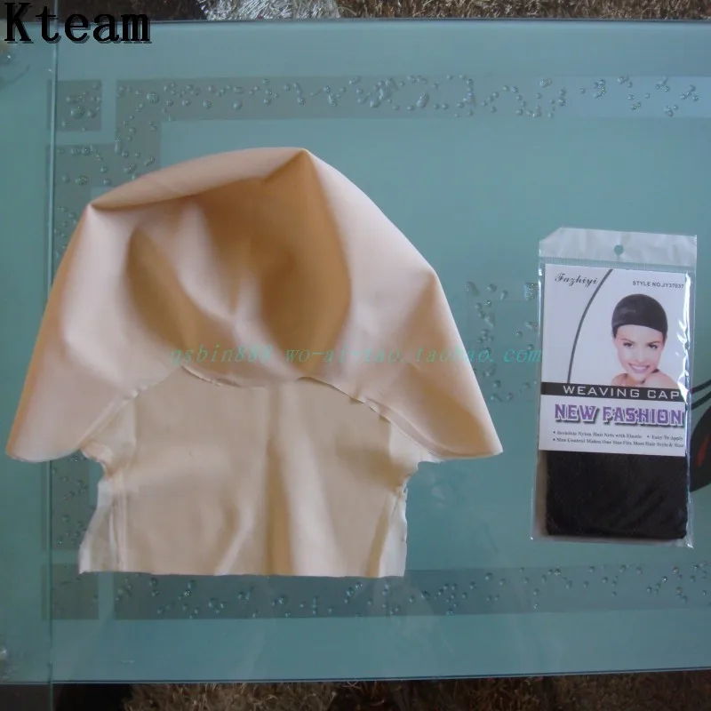 Hot!Unisex Latex Bald Wig Hair Cap Snood Mesh Stretch Halloween Costume Cosplay Props Latex Acting Mask Party Novelty Supplies