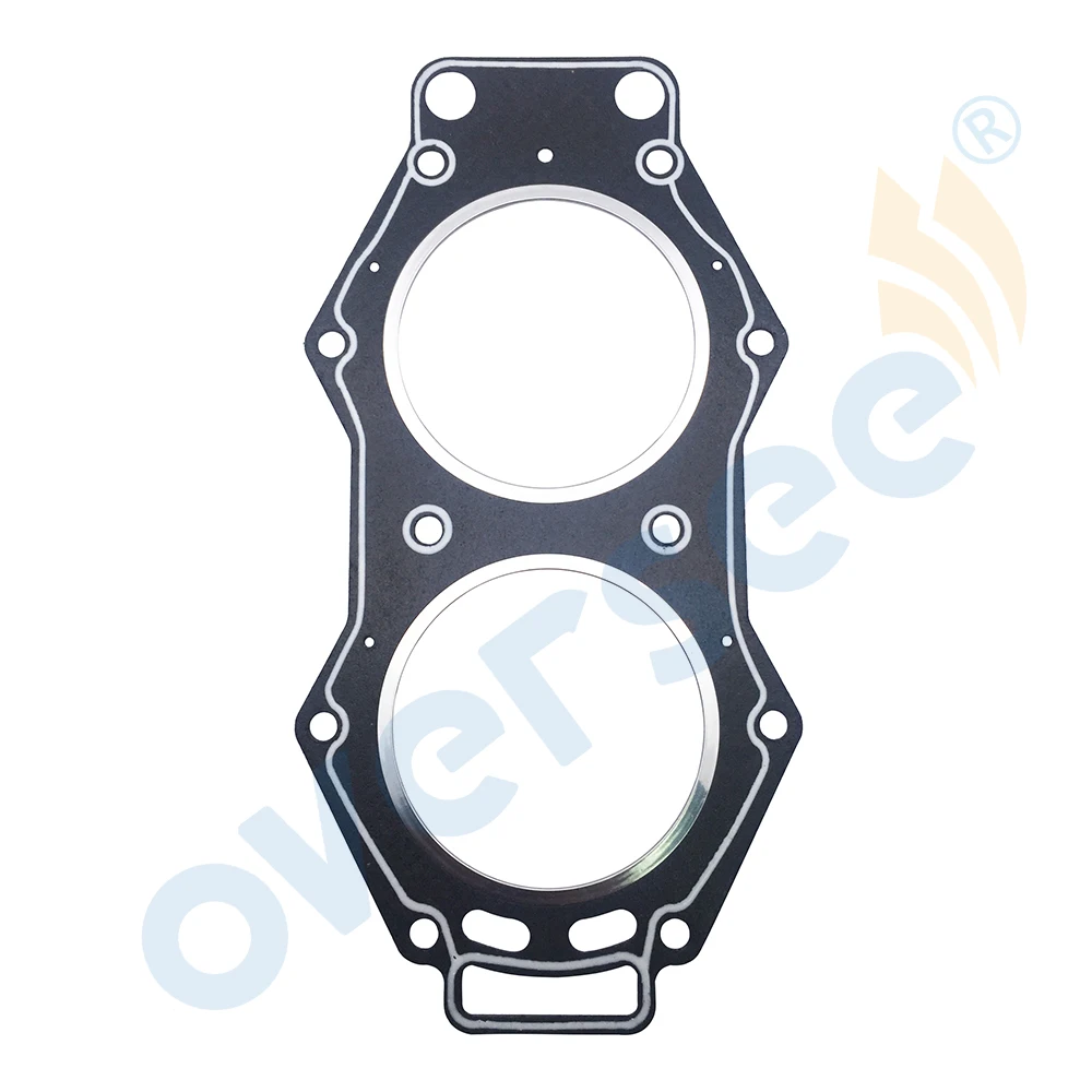 

Oversee 6E5-11181-A1 Прокладка головки 90HP 115HP 130HP V4 для подвесного двигателя Yamaha OEM 6E5-11181-02 6E5-11181