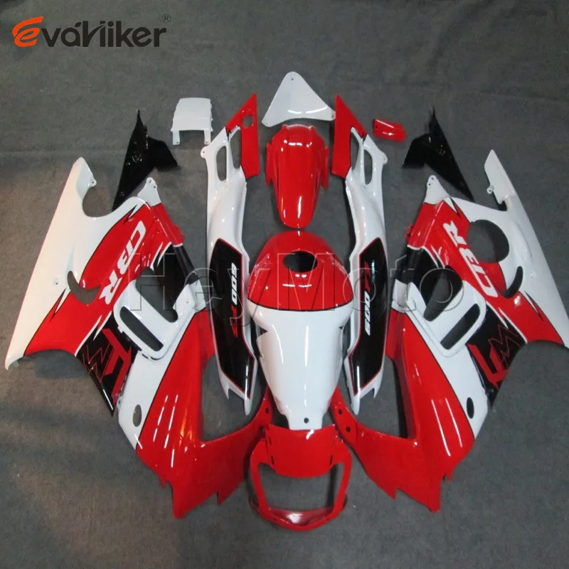 ABS Plastic Bodywork Set for CBR600F3 1995 1996 CBR 600 F3 95 96 red white ABS Plastic motorcycle fairing