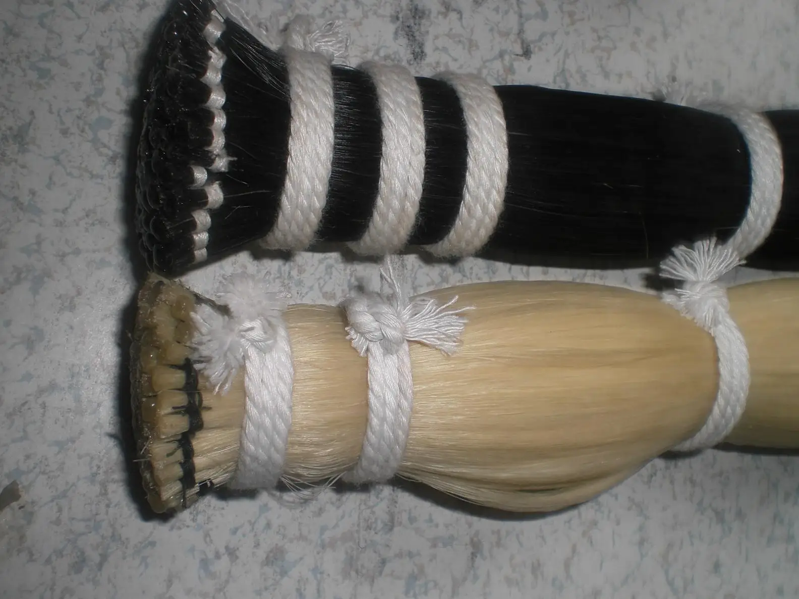 Black Horse Tail Hair White Horse Hair Stallion Bow Hair Cello Bow Hair Mongolia Horse Tail Hair