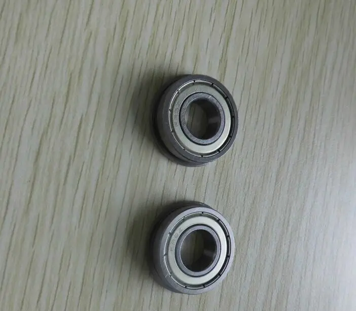 cost performance FR8ZZ size 12.7x28.525x7.938mm GCr15 material Flanged Flange Deep Groove Ball Bearing