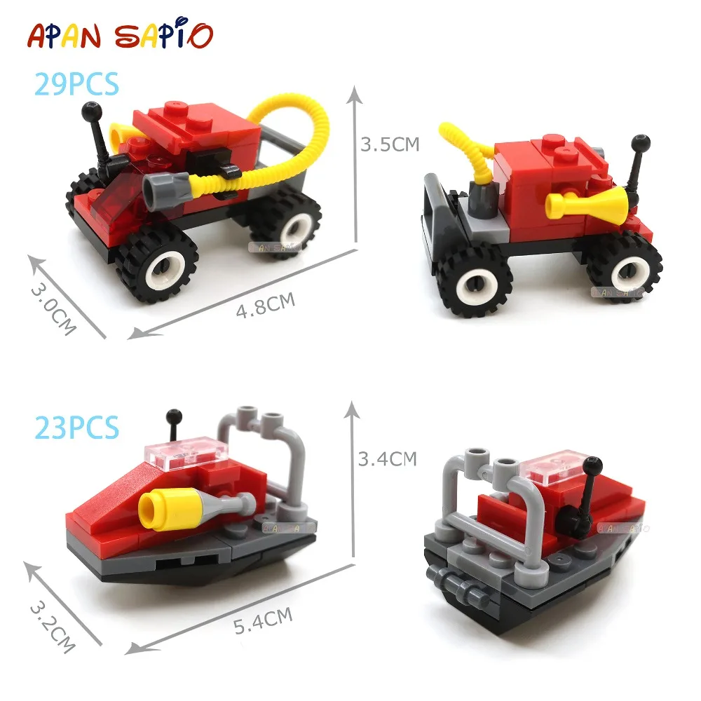 Mini Building Blocks Car Toys Military Blocks Brick Educational Blocks Toys for Children