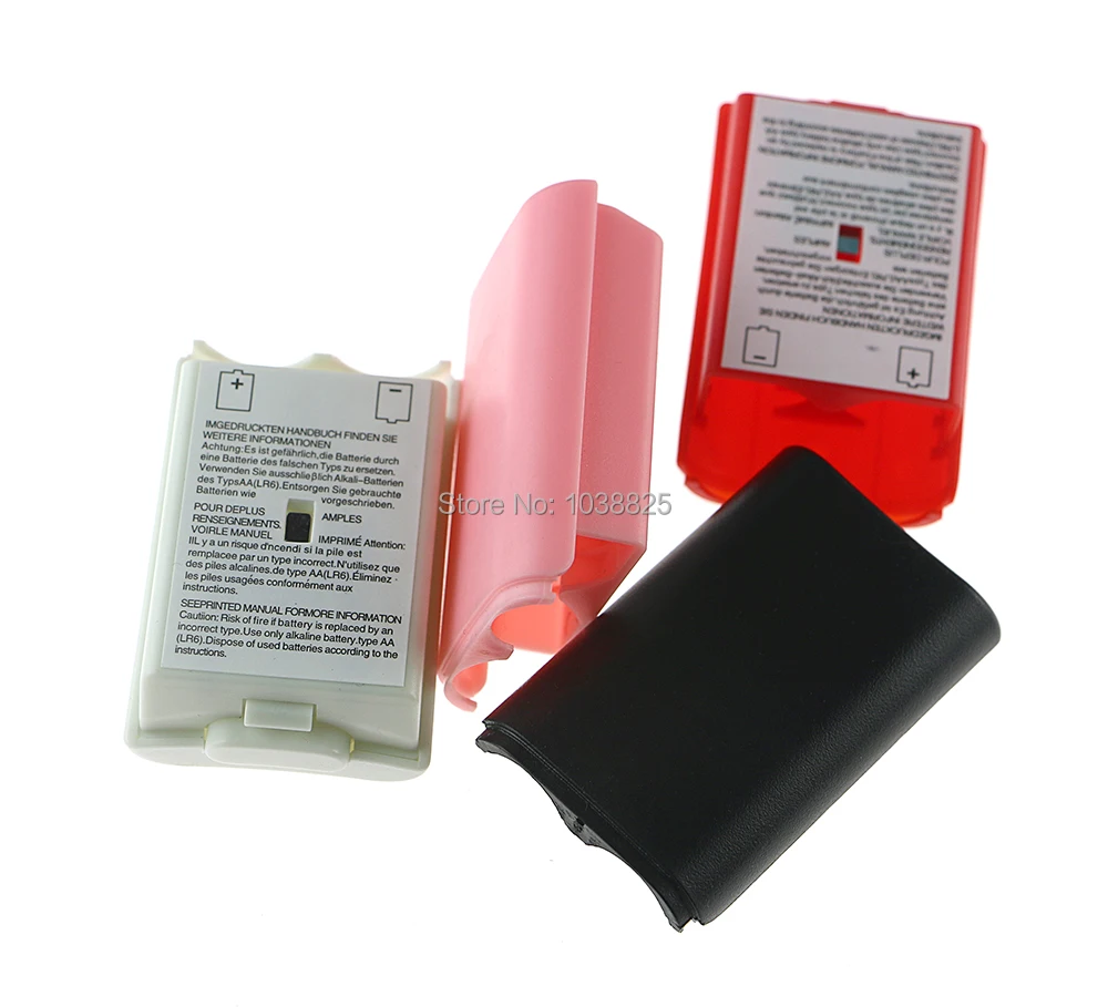 20pcs For Xbox 360 Battery Case Wireless Controller Rechargeable Battery Cover For Xbox 360 With Sticker