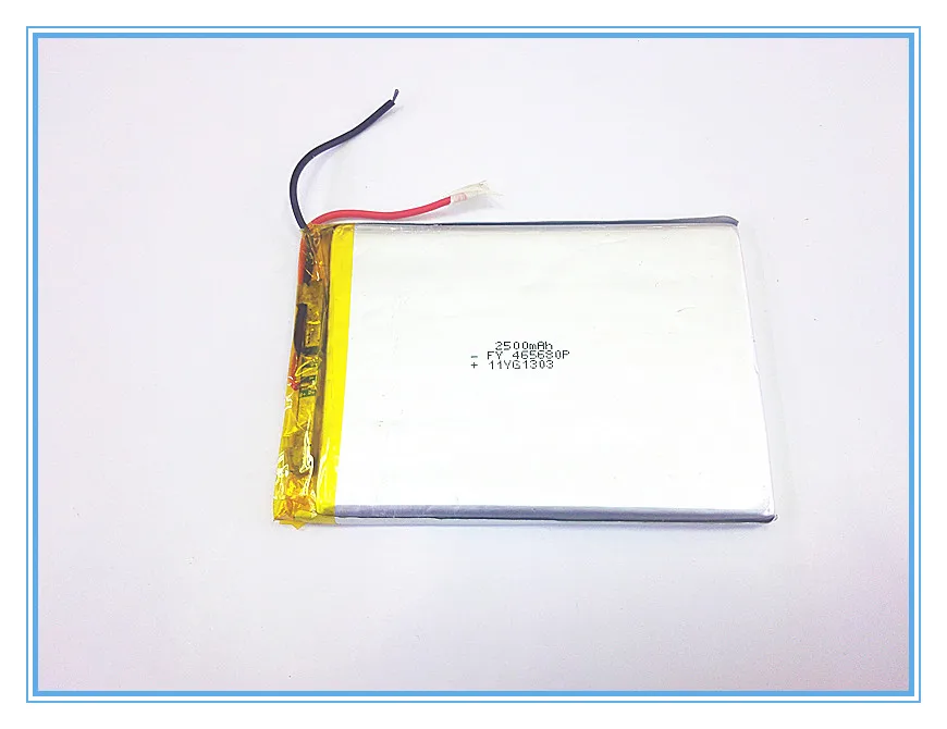 3.7V,2500mAH,[465680] PLIB; polymer lithium ion / Li-ion battery for dvr,GPS,mp3,mp4,cell phone,speaker