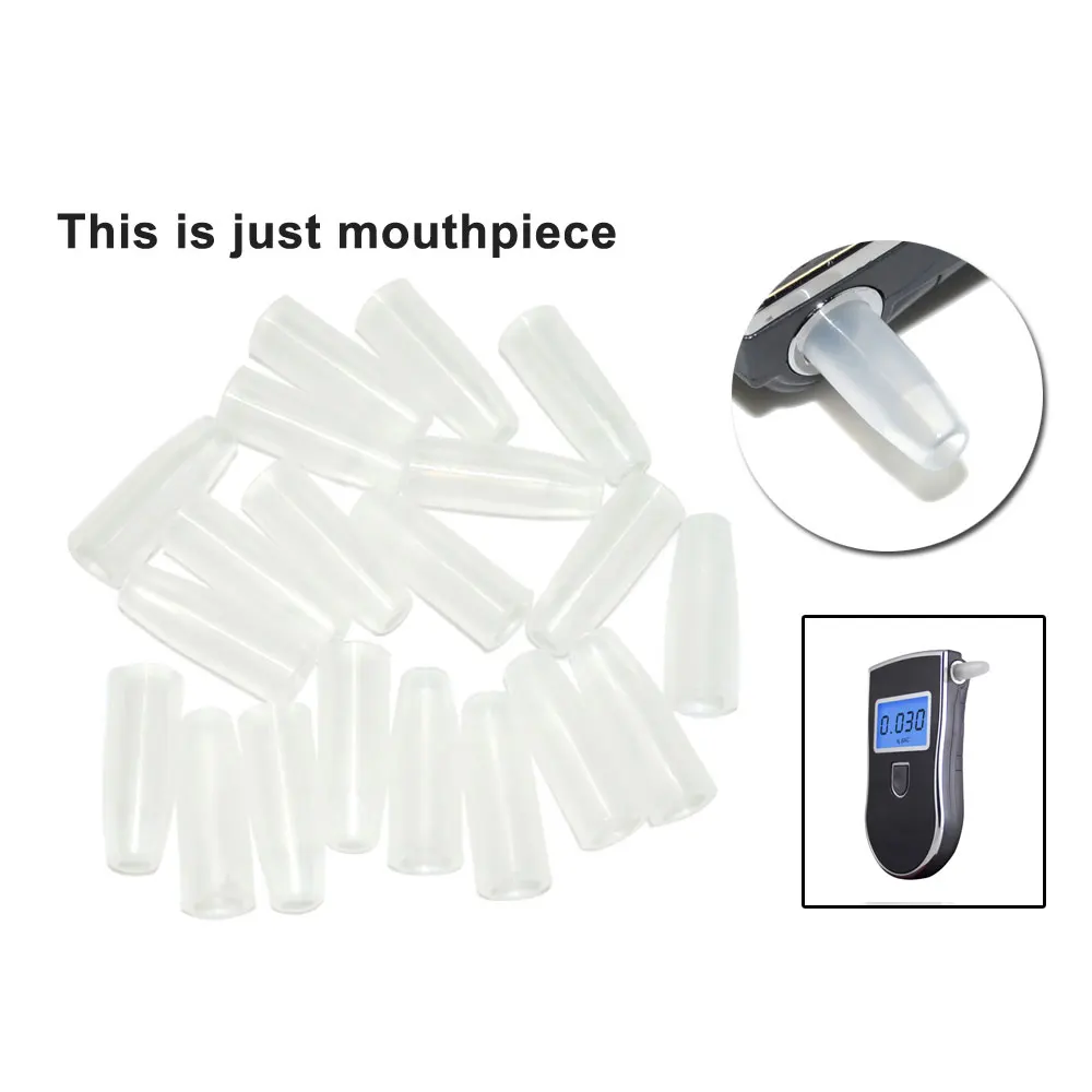 20pcs/ 2018 Digital Breath Alcohol Tester Breathalyzer mouthpiece for 818-65s-828  wholesale Dropshipping