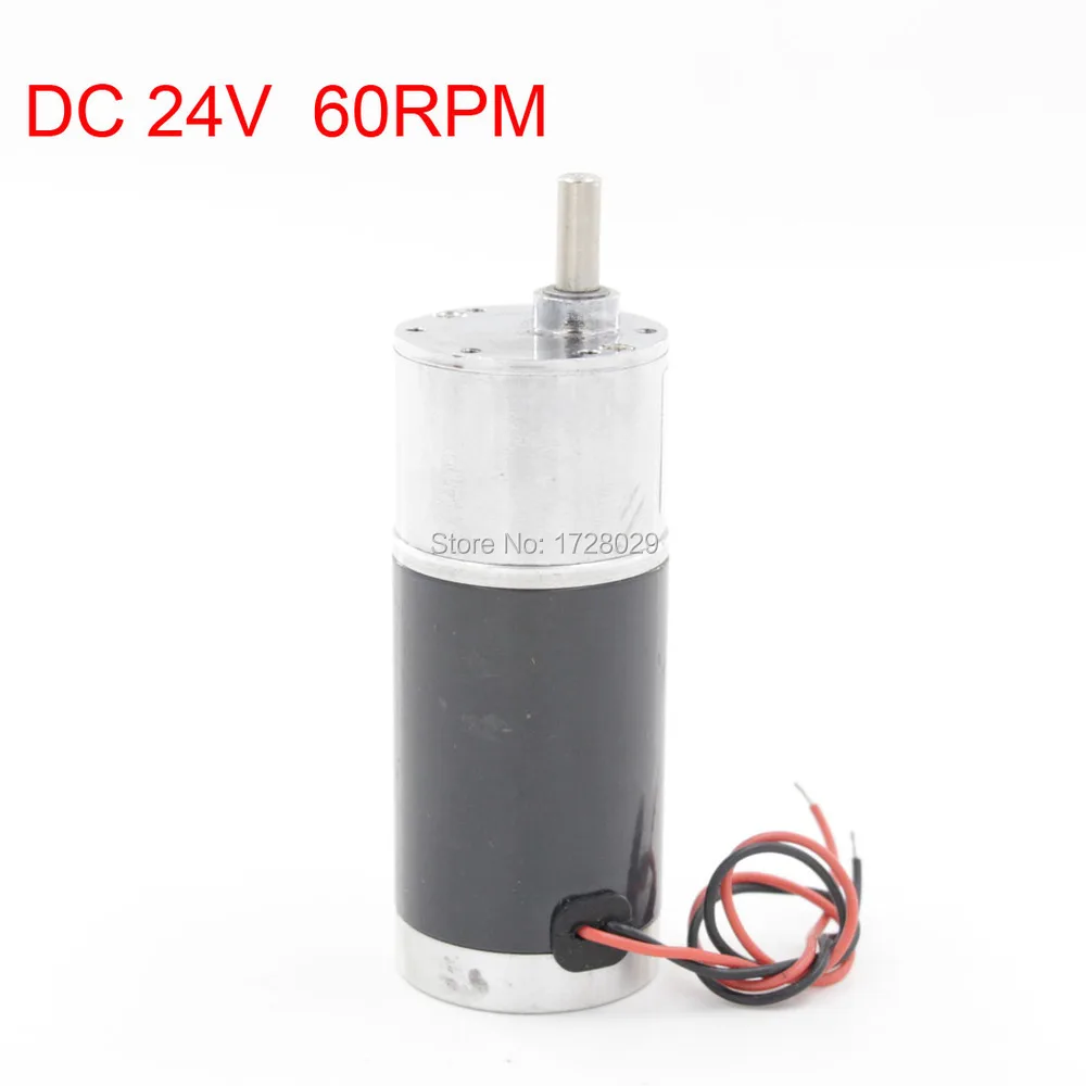 TJP37RO51i-Z6068 DC24V 60RPM Rotatory Speed Reduction DC Gear Box Motor