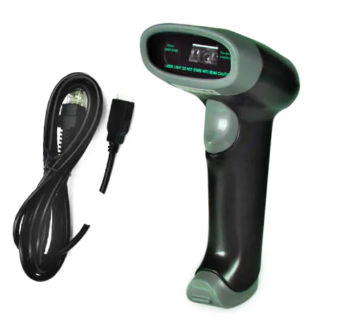 

Screen image Wired USB Barcode Scanner Handheld Reader Red Light CCD Bar code Scanner Support mobile phone