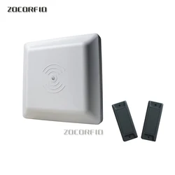 ISO18000-6C UHF RFID reader  8dbi Antenna RS232/RS485/Wiegand Read 3-8M Integrative UHF RFID Reader+2 rfid Tags