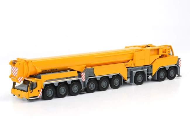 Diecast Toy Model WSI 1:87 Lieb-herr LTM1750-9.1 Off-Road Crane HO Engineering Machinery 08-1113 For Gift Collection,Display