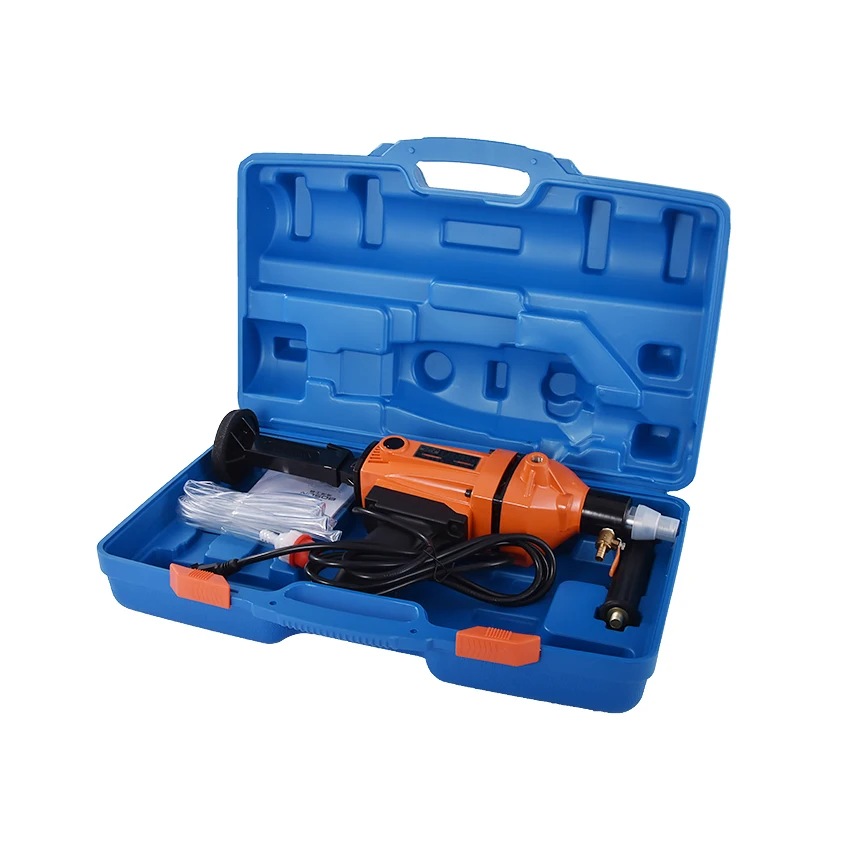 160B 220V 2100W Floor Wall Electric Core Drill Machine Portable Heavy Duty Brick Concrete Water Wet Core Hand Drill Equipment