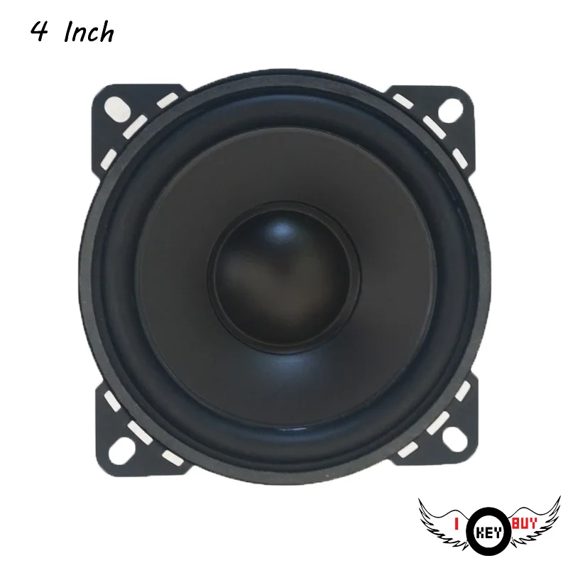 I Key Buy  Car Audio Speaker 4-Inch 4Ohm 30W Full Range Speakers HiFi Lossless Direct Thrust Automobile Loudspeaker