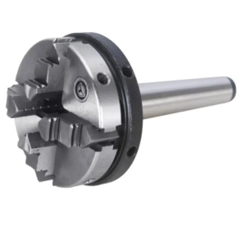 4 Jaw Self Centering Chuck Metal Mini lathe chuck shaft with Two Lock Rods Manual Chuck Self-centering Lathe Parts