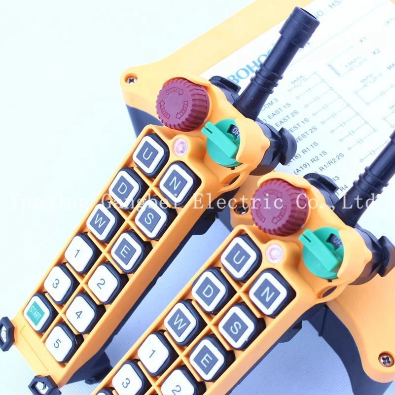 HS-12S (include 2 transmitter and 1 receiver)  crane remote control  Your order note need voltage:380VAC 220VAC 36VAC  24VDC