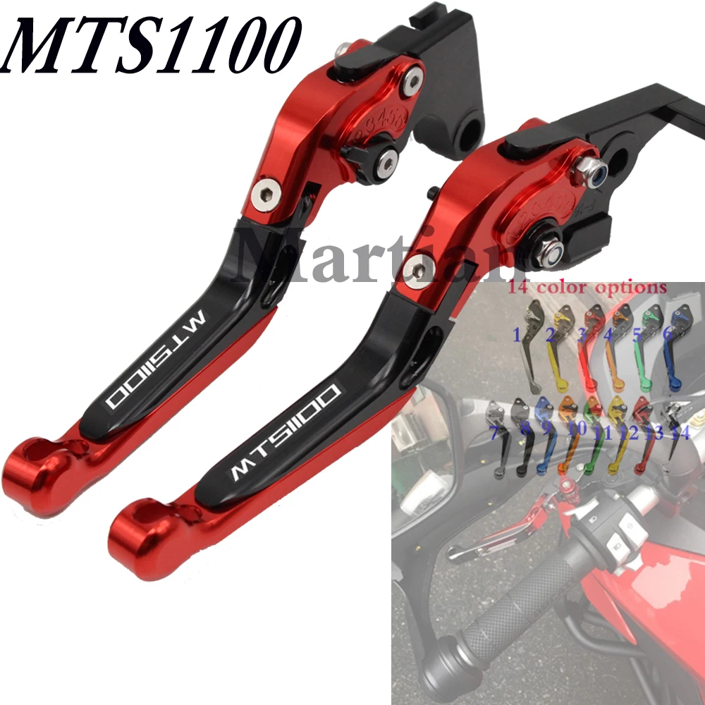 

For Ducati MTS1100/S 2007 2007 2009 Motorycle Folding Extendable Brake Clutch Levers