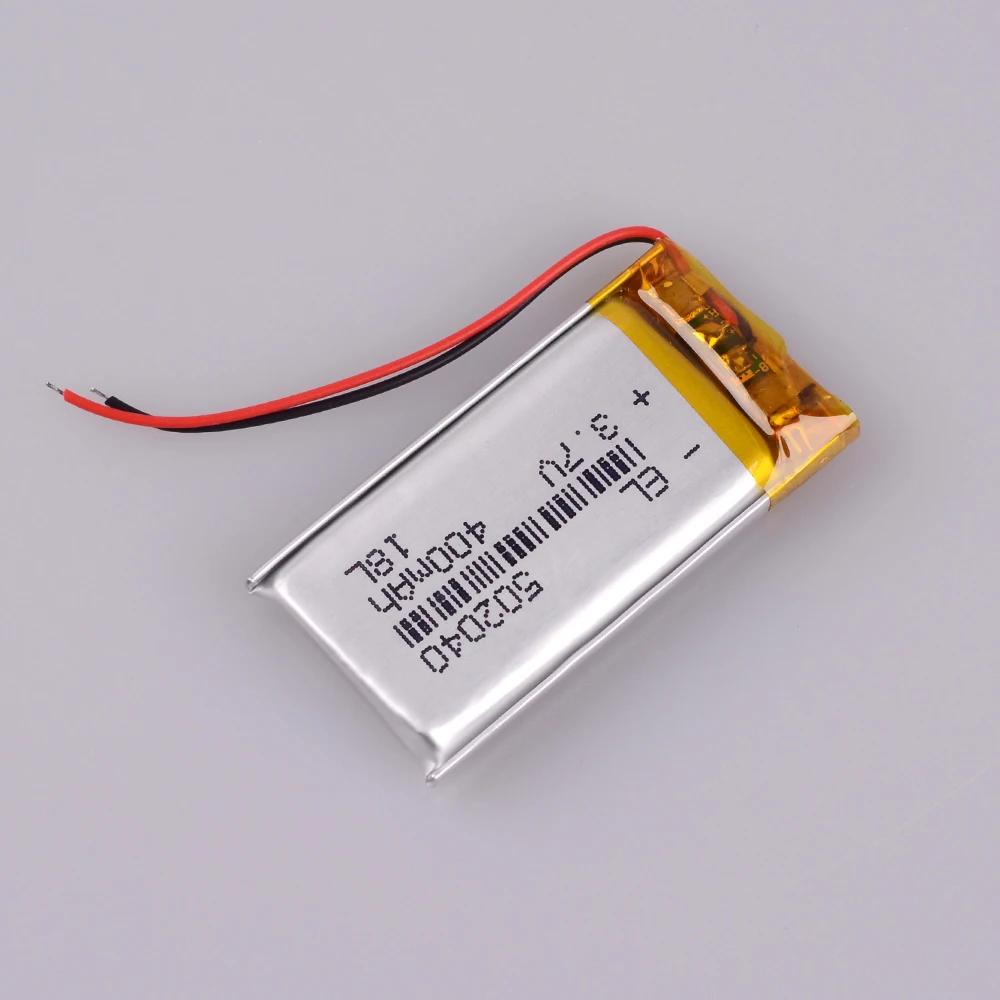 502040 3.7V 400mAh litowo-jonowy akumulator polimerowy do MP3 długopis czytający PAPAGO S36 zestaw słuchawkowy Bluetooth okulary 3D