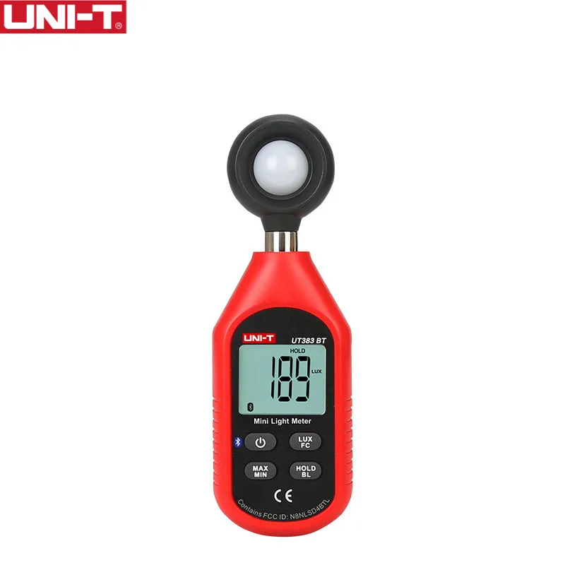 UNI-T UT383 UT383BT Light Meter Luxometer Bluetooth Mini Environmental Illuminometer Lux Meter