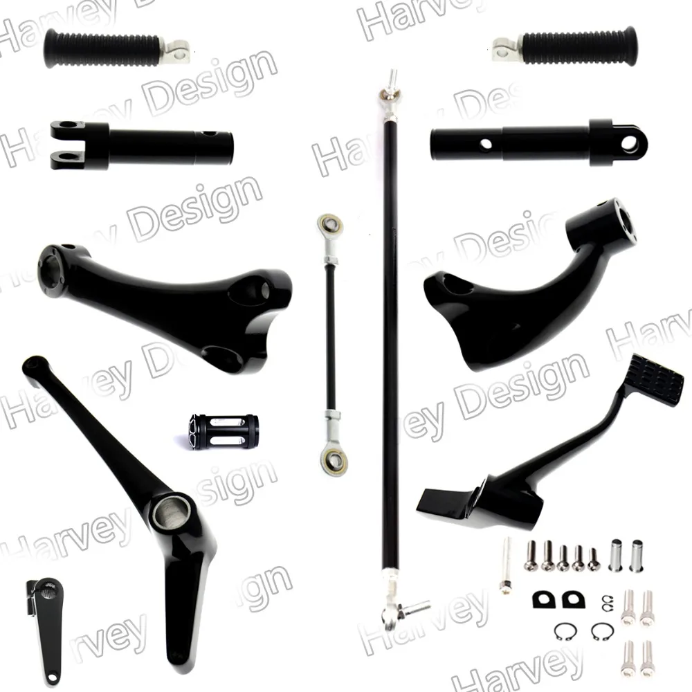 Forward Controls Short Pegs Levers Linkages For Harley XL 883 1200 04-13 Parts