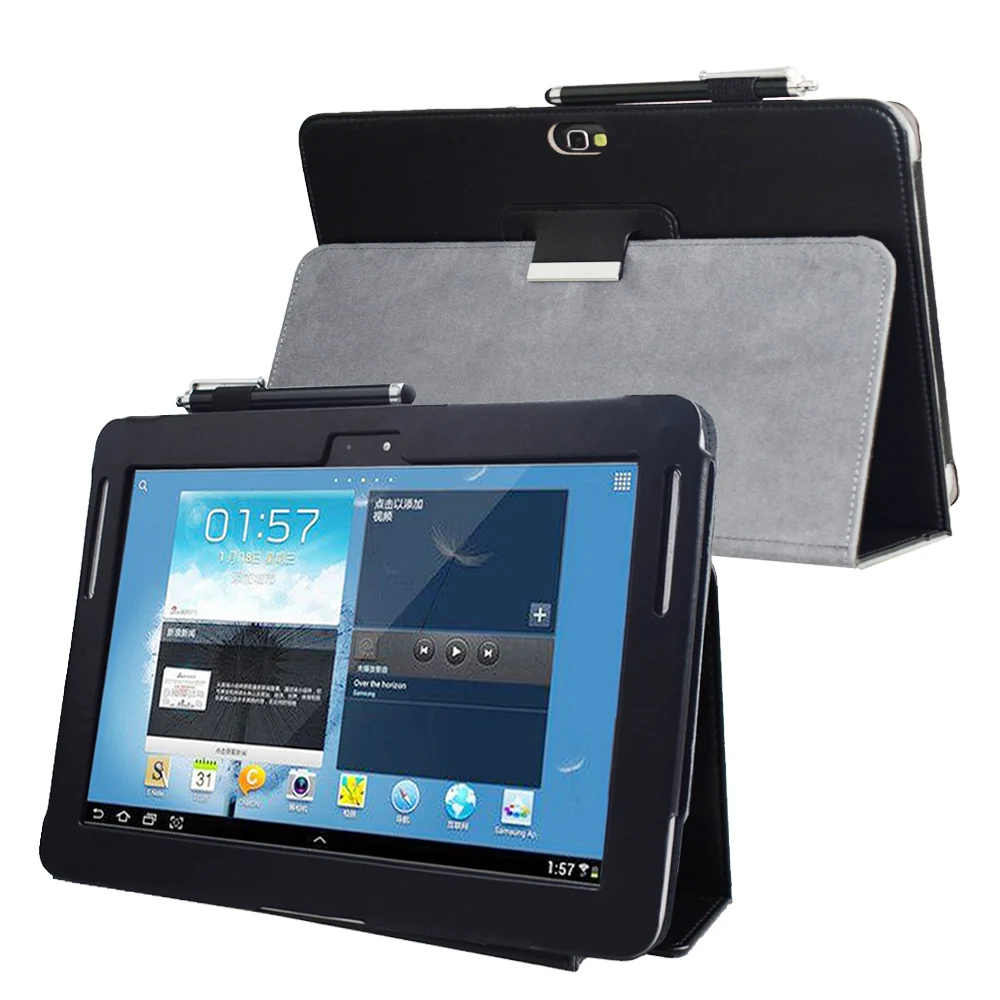 GT-N8000 N8010 N8013 Note 10.1 (2012 Release) Advanced leather stand cover for Samsung N8005 N8020 SCH-I925 Tablet book case