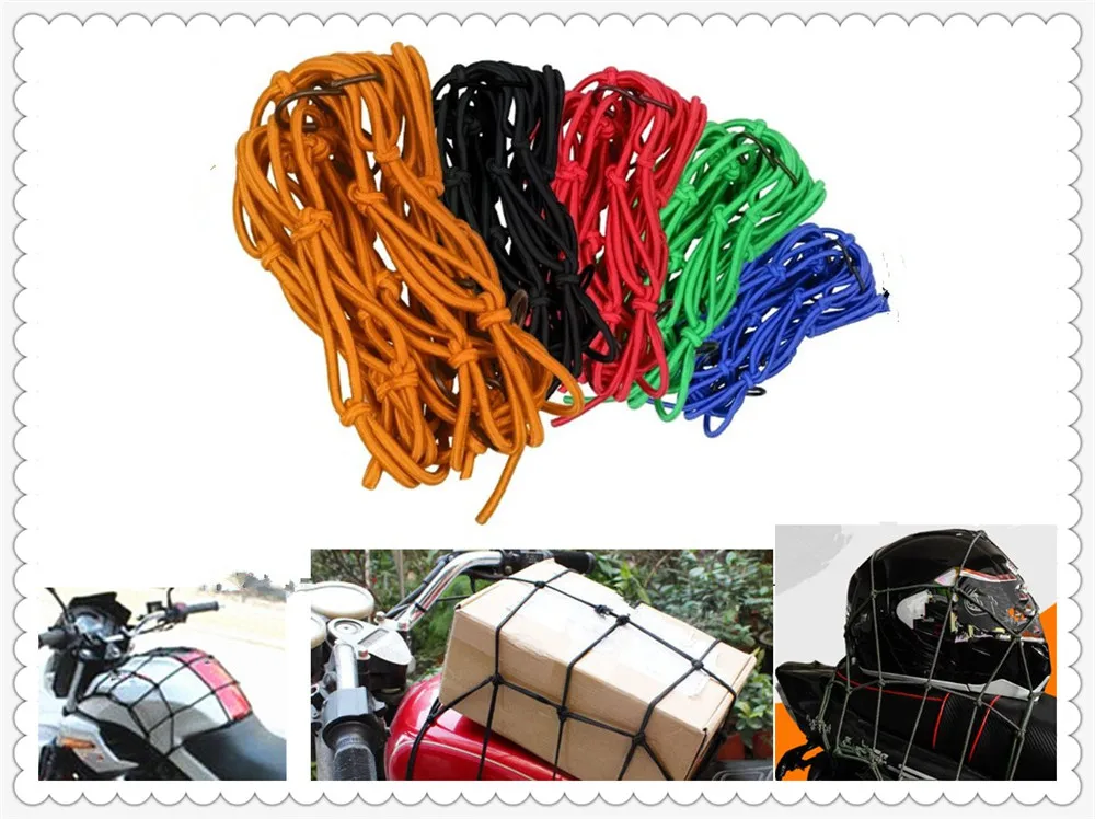 Motorcycle universal bag helmet baggage motorbike luggage Cargo net for  HONDA FA AR SP CBR600RR YAMAHA R6S USA BT1100