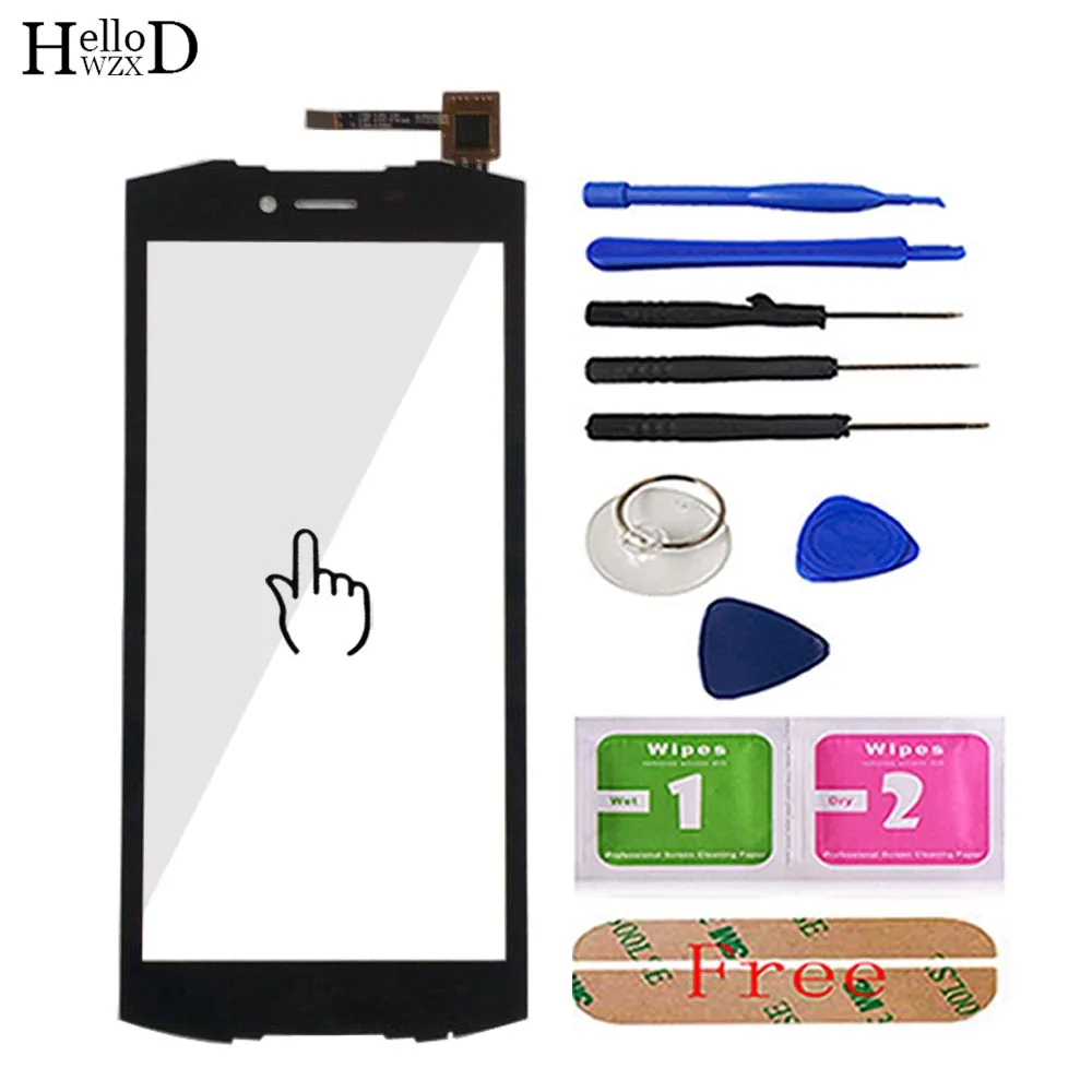 5.5'' Mobile Touch Screen For Doogee S55 Touch Screen Digitizer Front Glass Panel Sensor Replacement Touchscreen Tools Adhesive