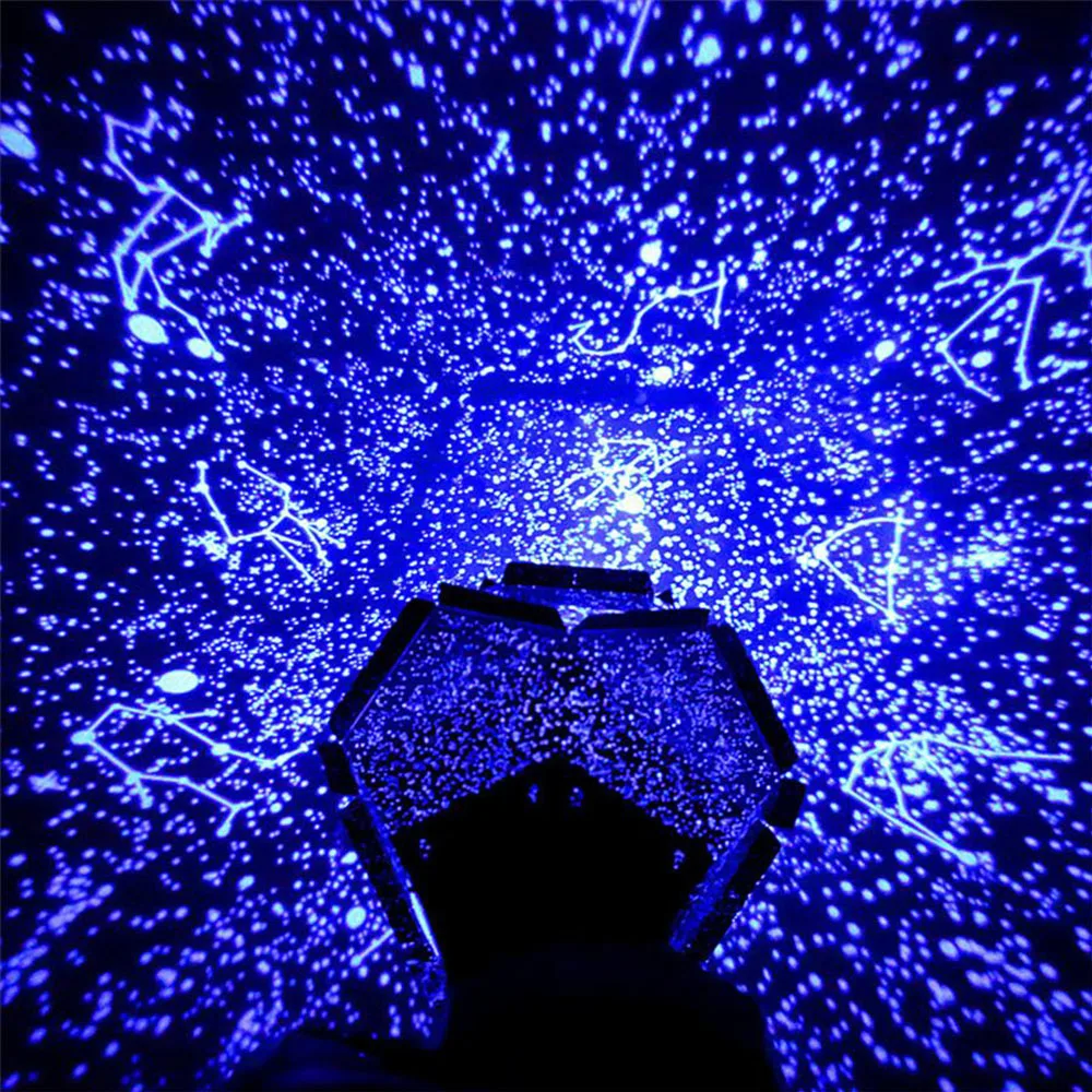 3D Starry Sky Night Light Projector LED Romantic Starry Lamp Galaxy Cosmic Projection for Children Gift Home Party Decoration