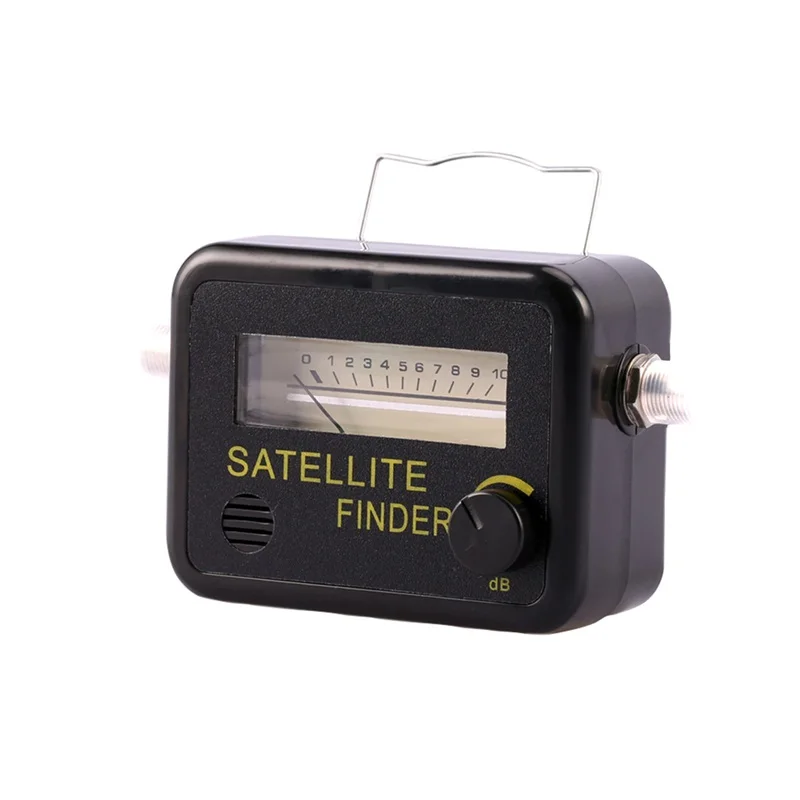 Satellite Finder ค้นหาการจัดตำแหน่งเมตรสัญญาณ Receptor สำหรับ SAT Dish TV สัญญาณเครื่องขยายเสียง Satfinder