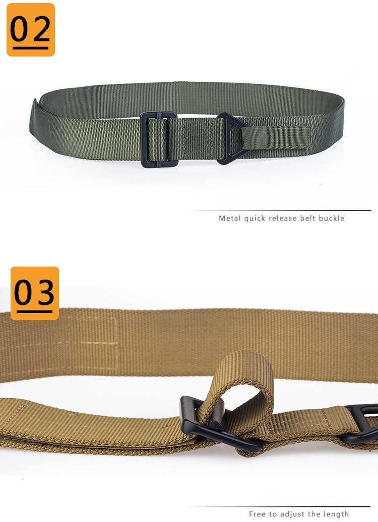 4,5 cm militärischer taktischer Gürtel Nylon gürtel Hakens ch laufe Legierung schnalle hochwertige lässige Kampf gürtel Männer Frauen Trainings gürtel af101 – Detail 11