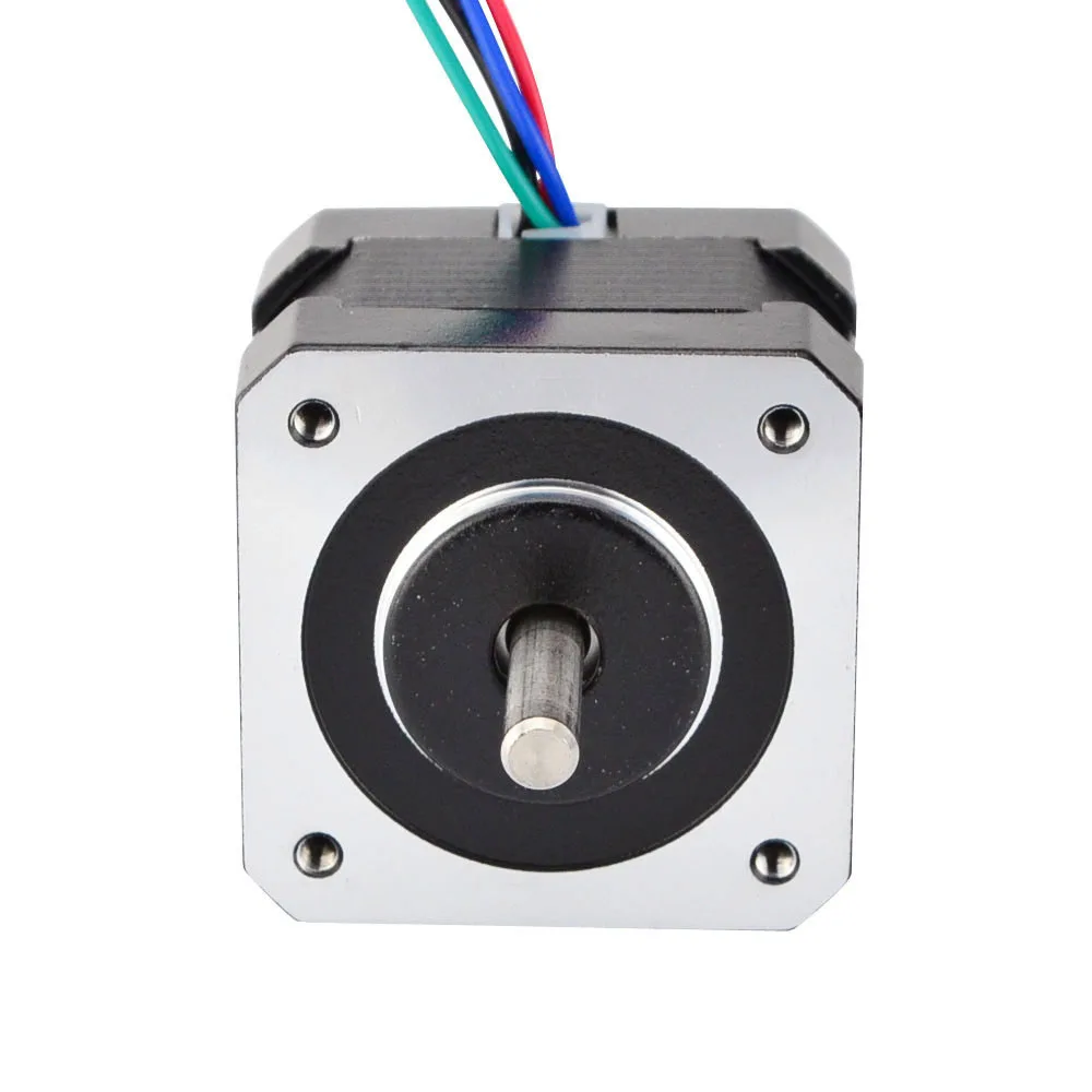 Dual Shaft Nema 17 Stepper Motor 4-lead 22Ncm(31oz.in) 1.33A 42 Motor 34mm Length for DIY CNC 3D Printer