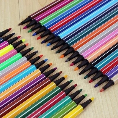 

Marker Set 12/18/24/36 Colors Water Color Pen Painting Pencils Pen Brush Markers For Kids Art Supplies School Washable