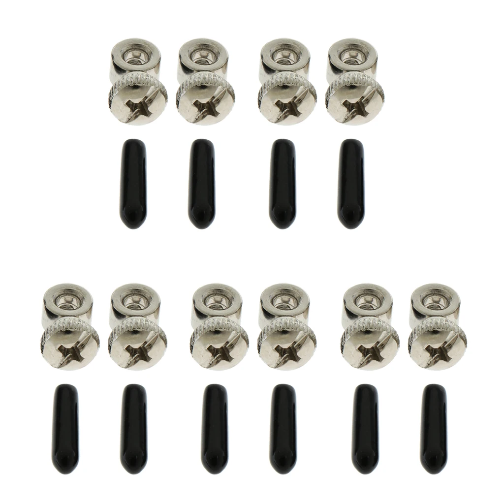 5 set di Corda di Salto di Velocità di Ricambio Viti End Caps per Cavo di Velocità di Salto Corde Per Saltare Cavo End Caps Parti Cavi accessori di