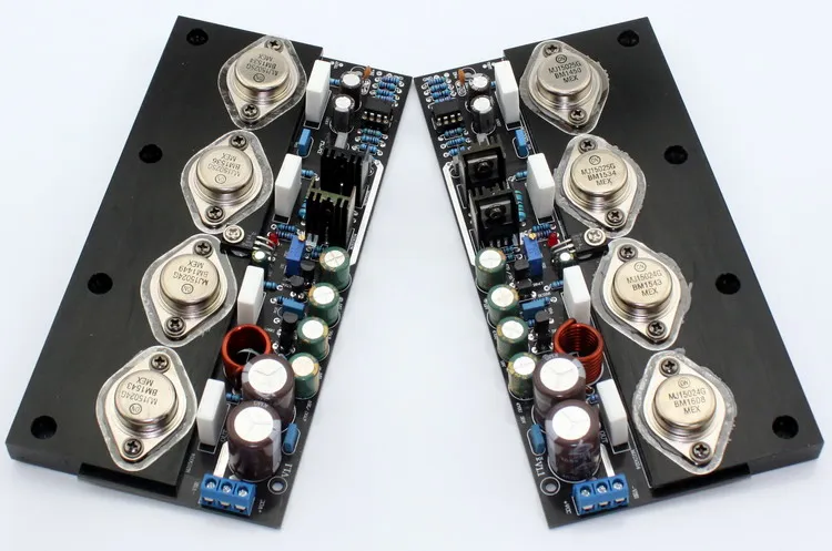 DC25-35V 20W / 8 ohms, 40W / 4 ohms. 80W / 2 ohms MJ15024 / MJ15025 No feedback class A amplifier board